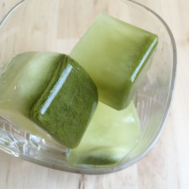 How to make green ice clearance cubes